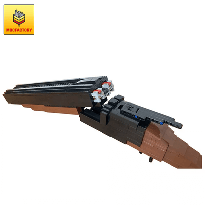 MOC-48103 Double barrel shotgun brick shooting and shell ejecting Creator by modu_lego