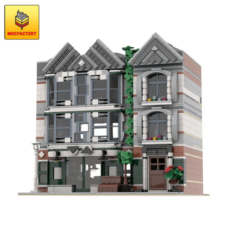 MOC-24879 Auto-Moto Parts & Accessories relate with LEGO 10264 Corner Garage Alternate Model Modular by Huaojozu