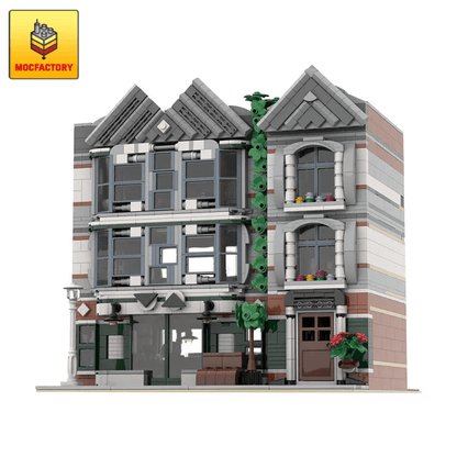 MOC-24879 Auto-Moto Parts & Accessories relate with LEGO 10264 Corner Garage Alternate Model Modular by Huaojozu
