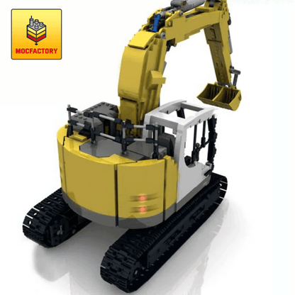 MOC 10394 Custom RC LIEBHERR 926 compact excuvator Super Construction Vehicle by CustomBricks.de