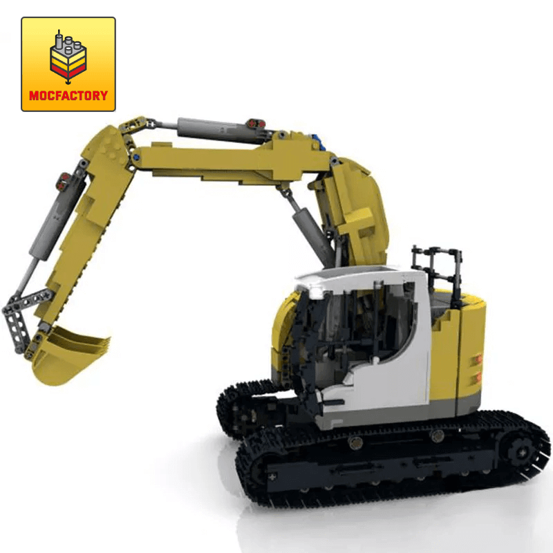 MOC 10394 Custom RC LIEBHERR 926 compact excuvator Super Construction Vehicle by CustomBricks.de