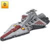 MOC-43186 Venator-class Republic attack cruiser MOC w/ interior Star Wars by Bruxxy