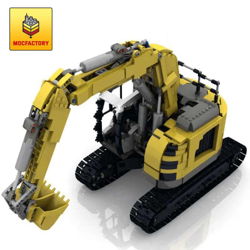 MOC 10394 Custom RC LIEBHERR 926 compact excuvator Super Construction Vehicle by CustomBricks.de