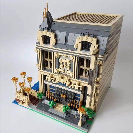 MOC-14123 The Lounge (10253 Big Ben Alternate Model Modular) Building by Huaojozu