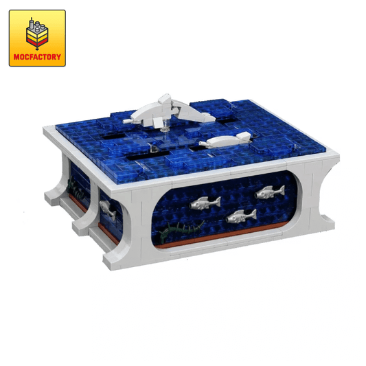 MOC-41832 Swimming Dolphins Modular Building by JKBrickworks
