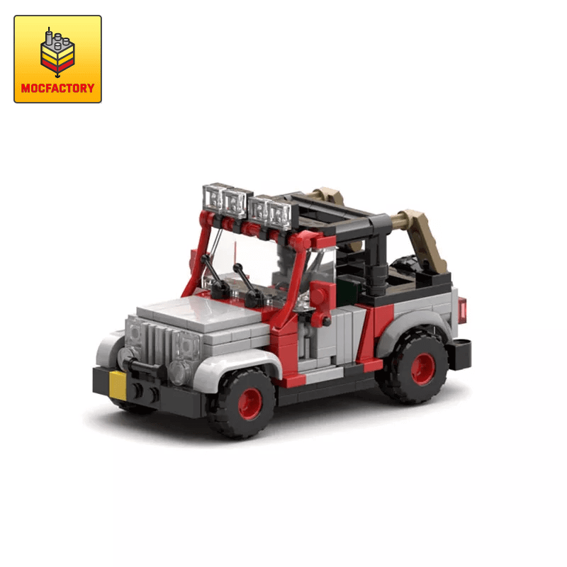 MOC-25926 Jurassic Park Staff Jeep in Jurassic World by Miro