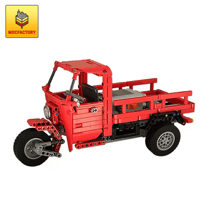 MOC-0073 Red Piaggio APE by Nico71