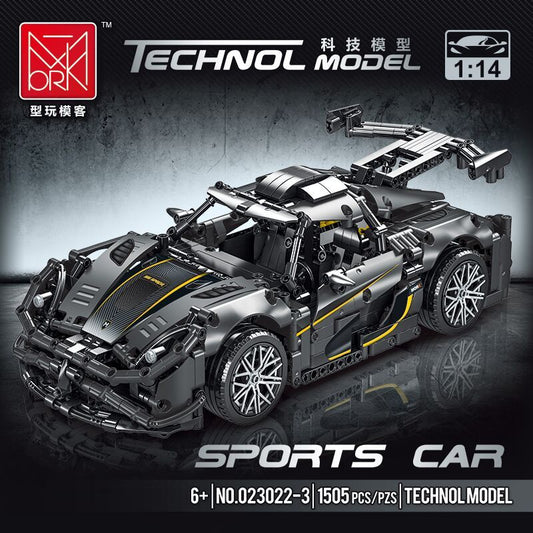 New item 023022-3(1505)pcs Sports Car High-Tech Building Blocks Toys ship from China.