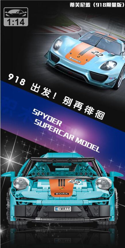 New item High-Tech Model 023017-3 1502pcs sports car  Building Blocks Toys ship from China.