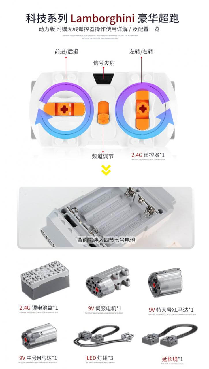 BUILO 1003 MOC 10559 Silver Lamborghini Veneno Roadster