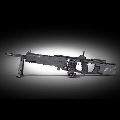 PANGU 15003 Electric Continuous Firing Machine Gun M249 Light Machine Gun Building Blocks 1408pcs Bricks Ship from China