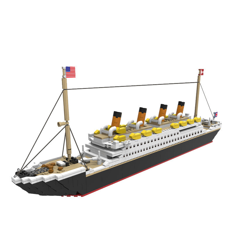 PANGU PG-15005 Movie Rms Titanic building blocks 1088pcs Toys For Gift ship from China(no tax )