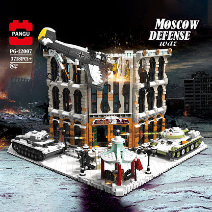 PANGU PG12007 MOC Military Moscow Defense War Building Blocks 3718pcs Bricks Toys From China.