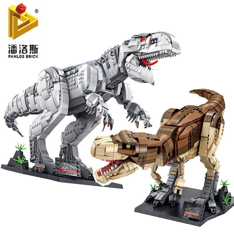 PANLOS 611001 611002 Tyrannosaurus Dinosaur Simulation Model Building Block 1813pcs Bricks Toy from China
