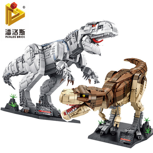 PANLOS 611001 611002 Tyrannosaurus Dinosaur Simulation Model Building Block 1813pcs Bricks Toy from China