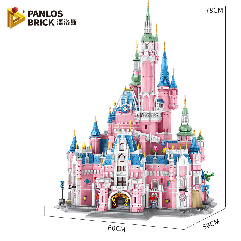PANLOS 613003 Creator Expert Pink Dream Castle Building Blocks 9963pcs Bricks Toys from China Delivery.