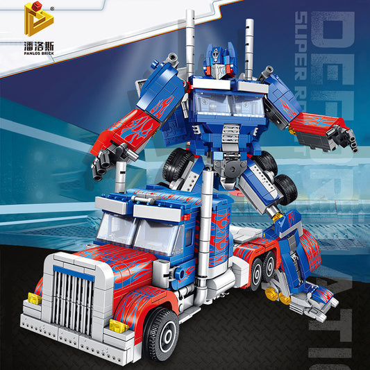 PANLOS 621018 Movie Collection Series Qin Tianzhu Deformed Robot Children's Puzzle Assembled Building Block Toy Ship From China