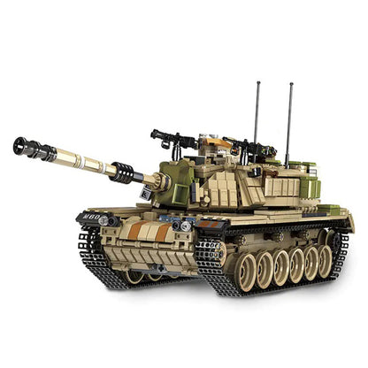 PANLOS 632004 Military Series Israeli Main Battle Tank Children's Puzzle Assembled Building Block Toys From China