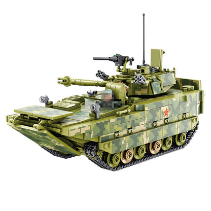 PANLOS 632007 Military Series 05 Type Amphibious Infantry Fighting Vehicle SWAT Assembled Building Block 1285pcs Bricks Toys From China