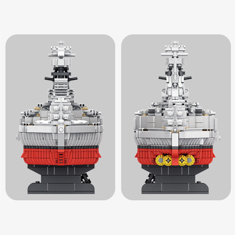 PANLOS 637001 Military Admiral-Class Ironclad Building Blocks 1731pcs Bricks Toys From China Delivery.