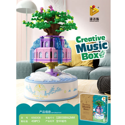 PANLOS 656008 Idea Series Creator Music Box Building Blocks 458pcs Bricks From China