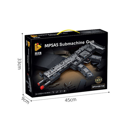 PANLOS 670014 Military series Flying Tigers MP5 electric burst submachine gun building blocks 1013pcs Toys For Gift ship from China