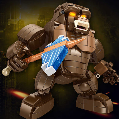 PANLOS 687302 Movie &amp; Game King Kong Building Blocks 566pcs BricksToys From China Delivery.