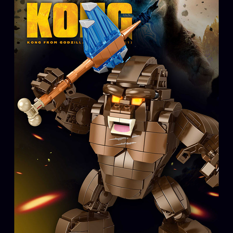 PANLOS 687302 Movie &amp; Game King Kong Building Blocks 566pcs BricksToys From China Delivery.