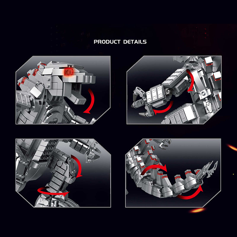 PANLOS 687303 Movie &amp; Game Mechanical MONSTER Building Blocks 1072pcs Bricks Toys From China Delivery.