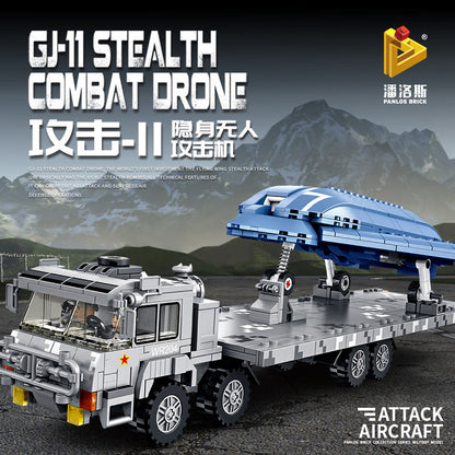 PANLOSBRICK 639001-639009 Military series Rocket launcher Missile building blocks Toys For Gift ship from China