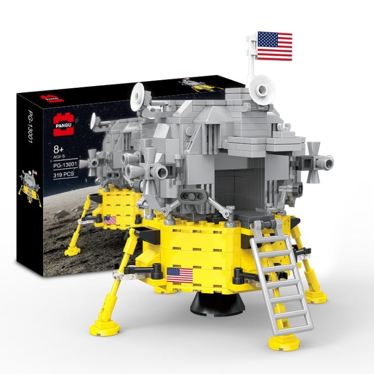 PG-13001 Technology Space Flight Series Lunar Module MOC Model Building Blocks 319pcs Bricks Toy Gift for Children Ship From China