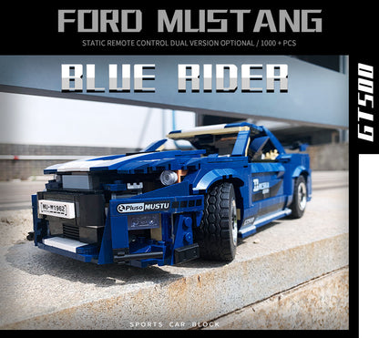 PG-14001 1392Pcs Technic 1:10 Rally Ford Mustang GT500 Car Building Blocks Sets Bricks Model Classics Children Toys Gifts Ship From China