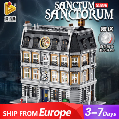 Panlos 613001 MOC Super Heros Doctor Strange's Sanctum Sanctorum 6564pcs Building Blocks From Europe 3-7 Days Delivery