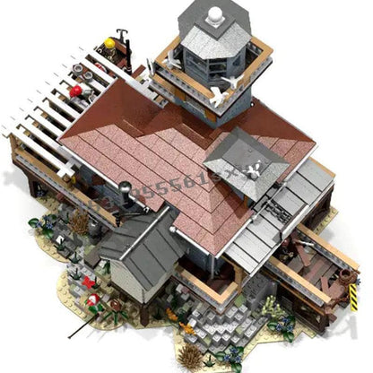 Pre-sale 5123pcs The Old Fishing Store The Lighthouse City Creator Street View MOC Model Building Blocks bricks Kits Toy gift ? da co tren web