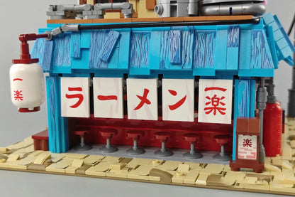 (Pre-sale Available on 20th Oct.)Keeppley K20509 Movie View Noodle Shop Building Blocks Japanese Architecture House Bricks Toys From Europe 3-7 Days Delivery