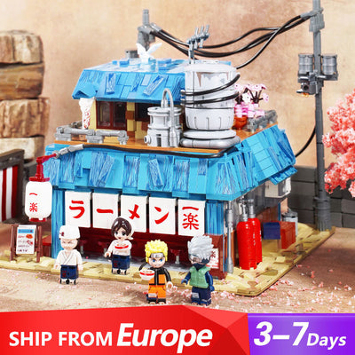 (Pre-sale Available on 20th Oct.)Keeppley K20509 Movie View Noodle Shop Building Blocks Japanese Architecture House Bricks Toys From Europe 3-7 Days Delivery