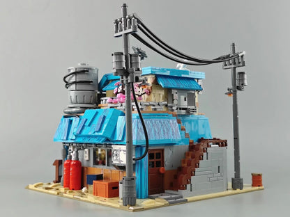 (Pre-sale Available on 20th Oct.)Keeppley K20509 Movie View Noodle Shop Building Blocks Japanese Architecture House Bricks Toys From Europe 3-7 Days Delivery