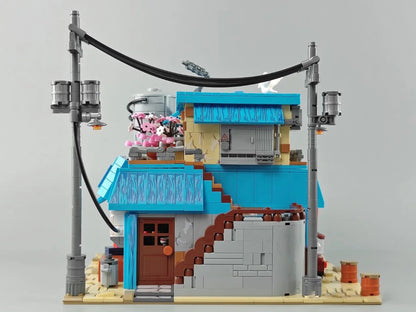 (Pre-sale Available on 20th Oct.)Keeppley K20509 Movie View Noodle Shop Building Blocks Japanese Architecture House Bricks Toys From Europe 3-7 Days Delivery