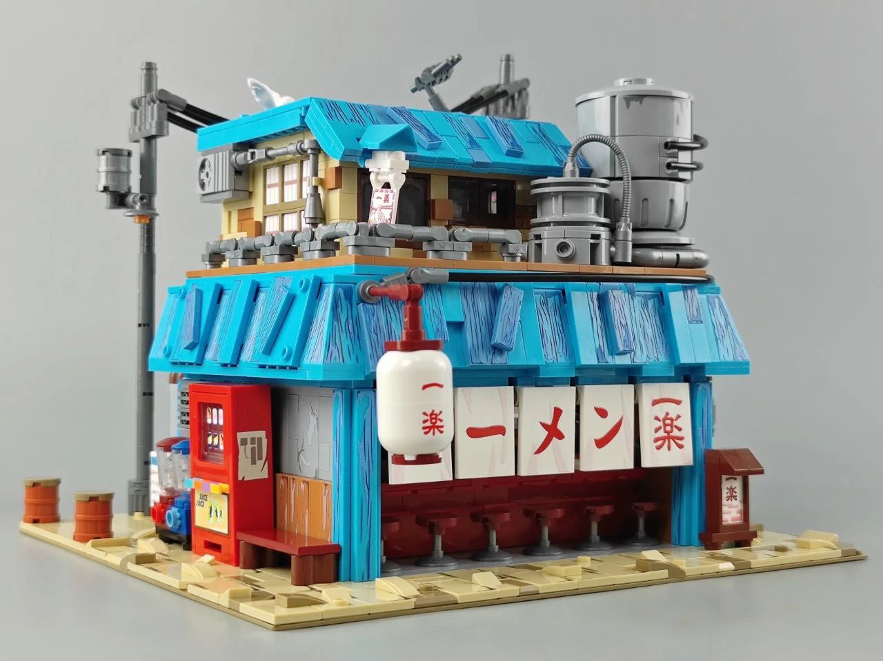 (Pre-sale Available on 20th Oct.)Keeppley K20509 Movie View Noodle Shop Building Blocks Japanese Architecture House Bricks Toys From Europe 3-7 Days Delivery