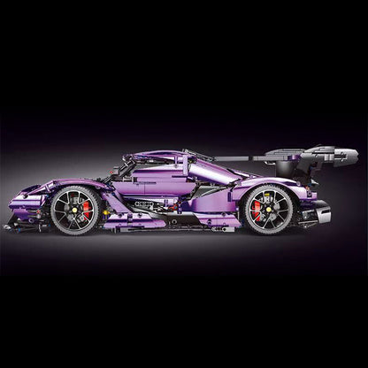 (Pre-sale Available on 20th Oct.)Super 18K K157 Technic Purple Gumpert Apollo IE Car 1:8 Building Blocks 3668pcs Bricks Toys From Europe 3-7 Delivery.