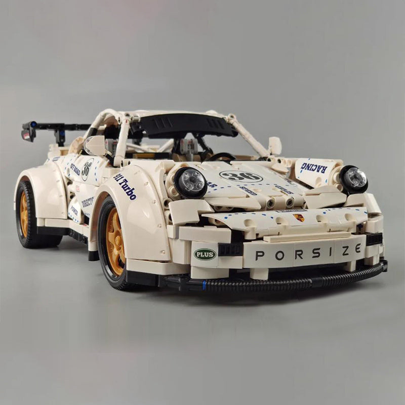 QC016 Technic ‘Porsche’ 911 Widebody Building Blocks 2525pcs Bricks Toys Without Motor Ship From Europe 3-7 Days Delivery