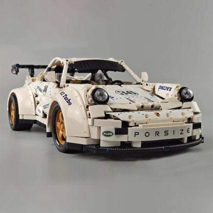 QC016 Technic ‘Porsche’ 911 Widebody Building Blocks 2525pcs Bricks Toys Without Motor Ship From Europe 3-7 Days Delivery