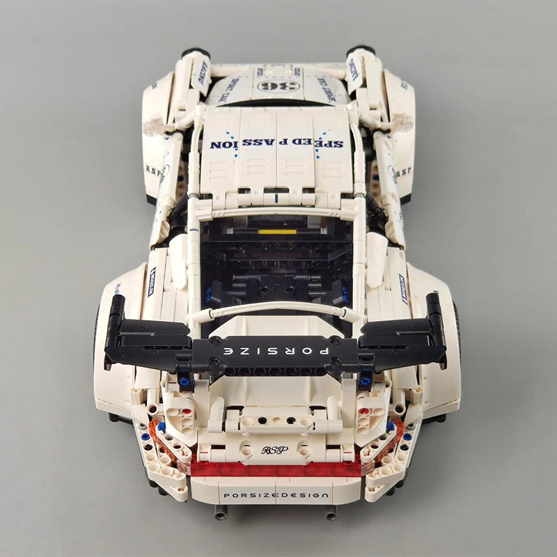 QC016 Technic ‘Porsche’ 911 Widebody Building Blocks 2525pcs Bricks Toys Without Motor Ship From Europe 3-7 Days Delivery