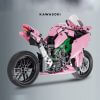 QIZHILE 85002 Kawasoki Super motorbike Pink color