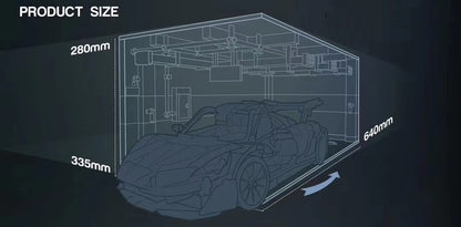 QIZHILE 90009 Garage Car Parking