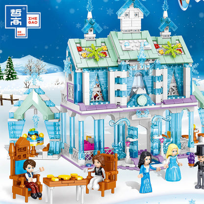 ZHEGAO QL1148-QL1151 Windsor Castle Series Ice and Snow Season