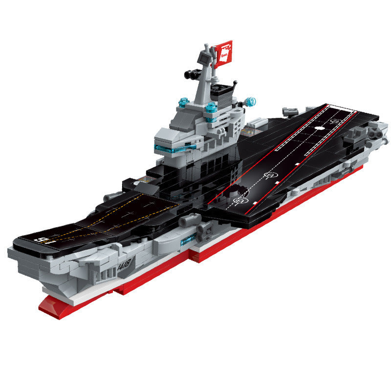 QMAN 1418 Military series Liaoning aircraft carrier building blocks 678pcs bricks Toys For Gift from China