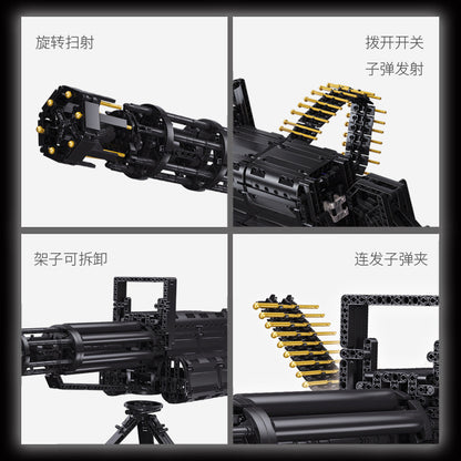 QZL 86001 Technic Gating Gun building blocks 1422pcs bricks Toys For Gift ship from China