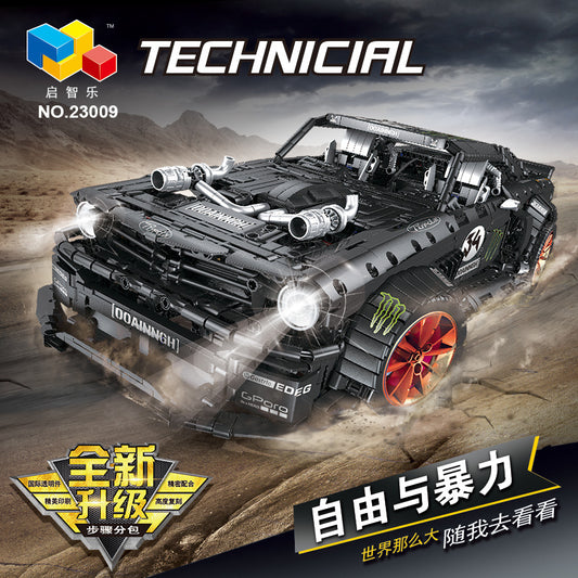 QIZHILE 23009 Technic Series Ford Mustang Hoonicorn V2 Building Blocks 3168pcs Bricks Ship From China