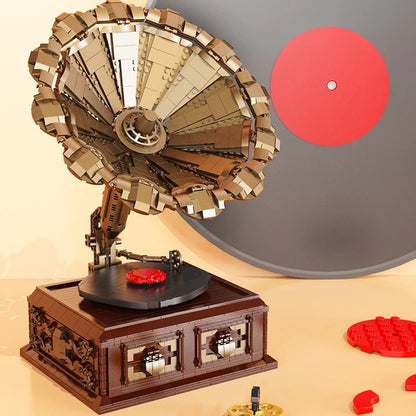 QIZHILE 91002 Creator Expert Phonograph Music Box Building Blocks 1688PCS Bricks Toys From China Delivery.